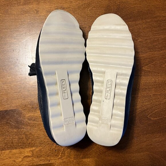 NEW The Flexx Jazz Tassel Loafer shoe navy suede 6.5 women - Picture 7 of 10